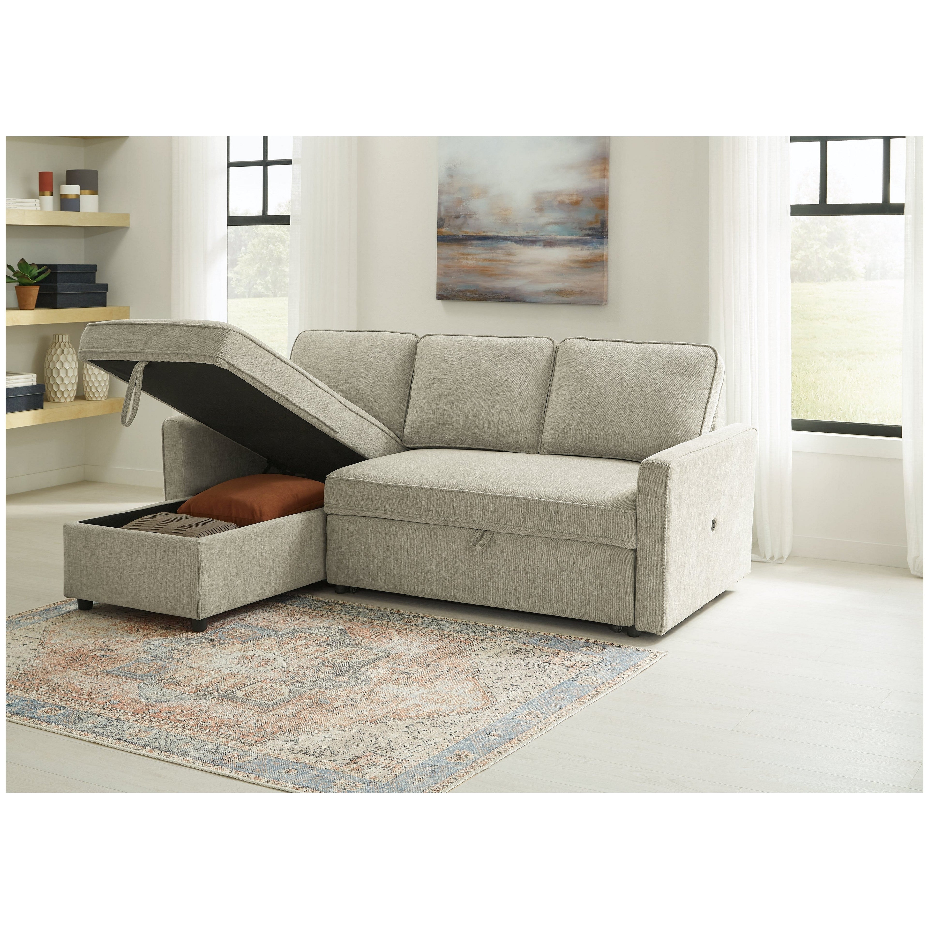 Kerle 2-Piece Sectional with Pop Up Bed