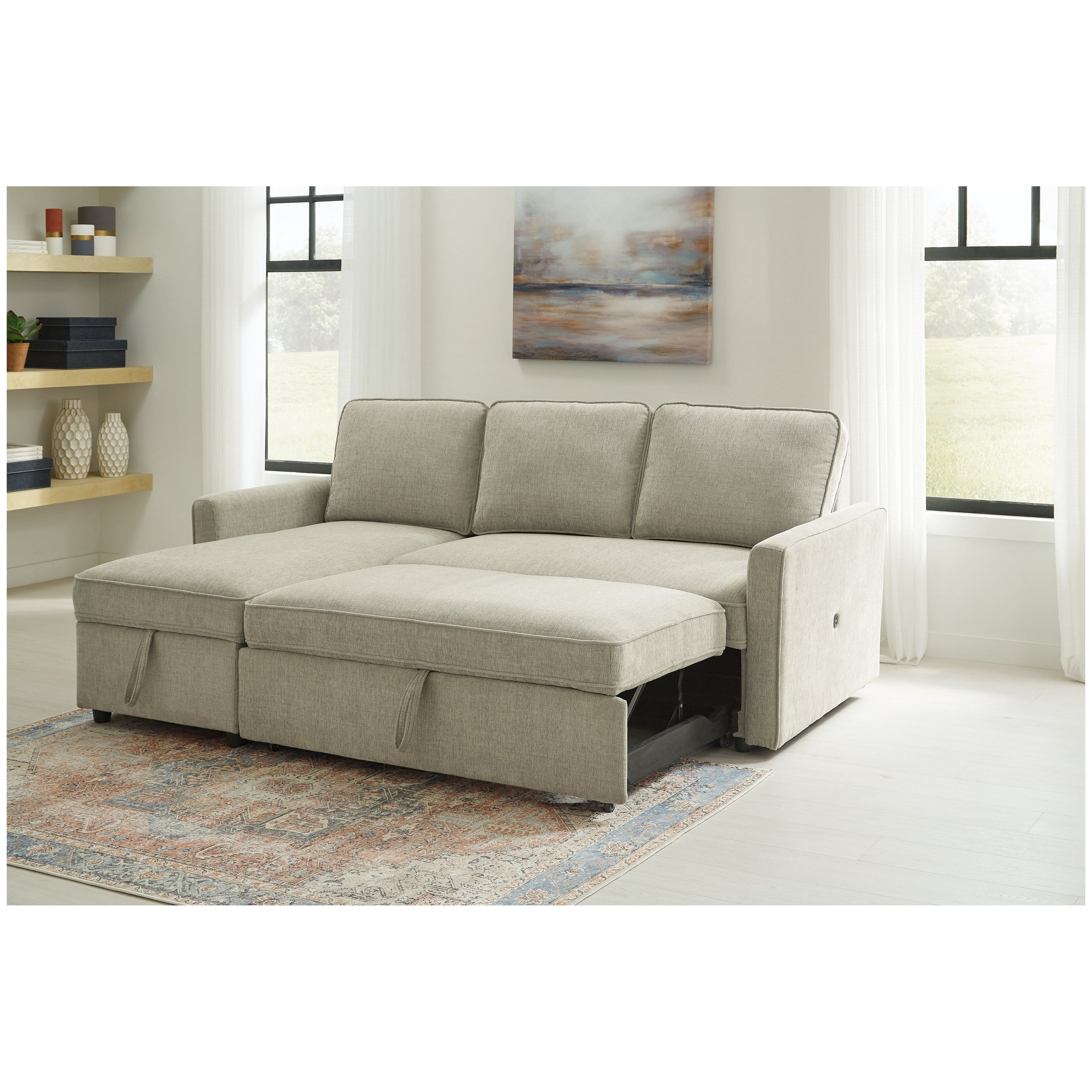 Kerle 2-Piece Sectional with Pop Up Bed