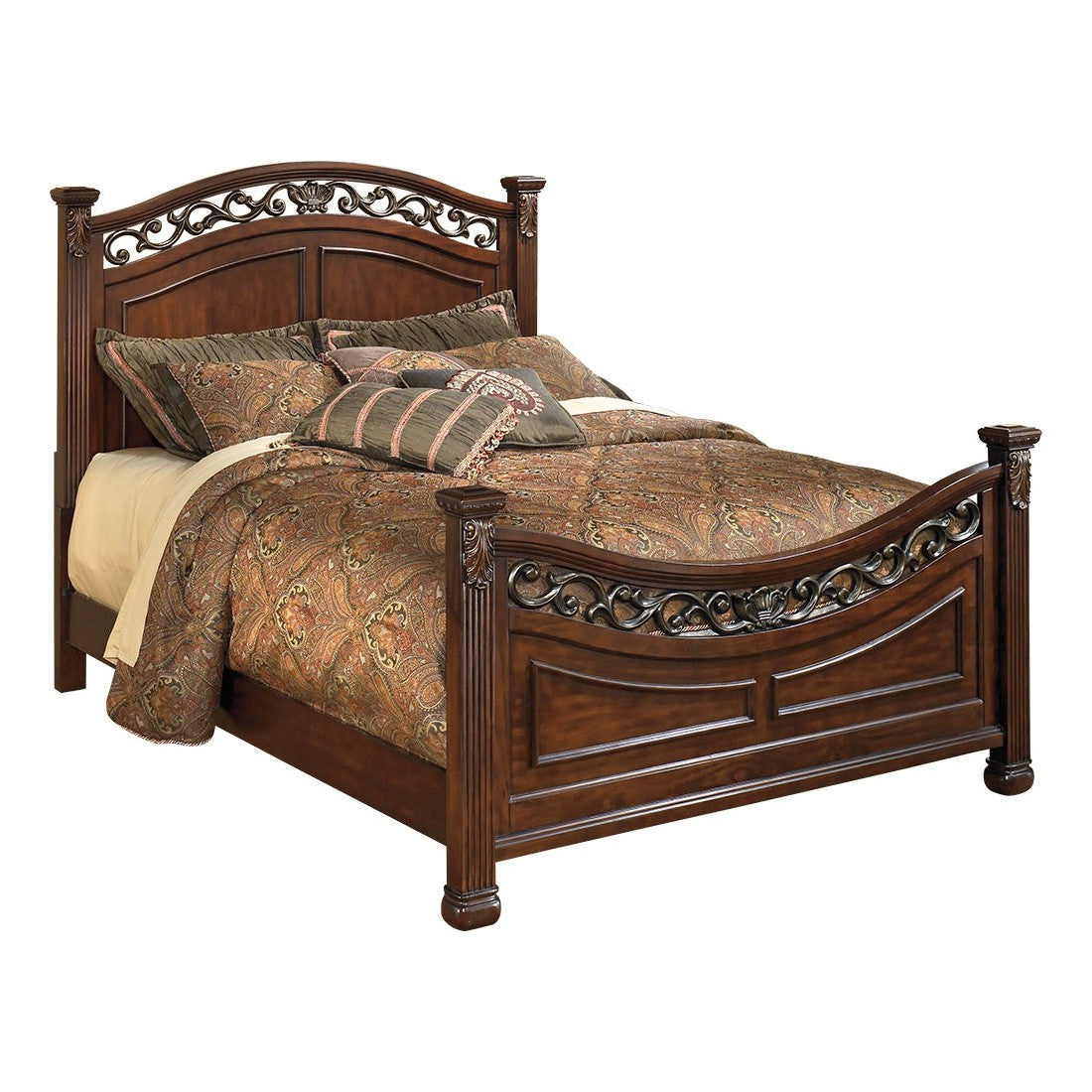 Leahlyn Panel Bed Ash-B526B2