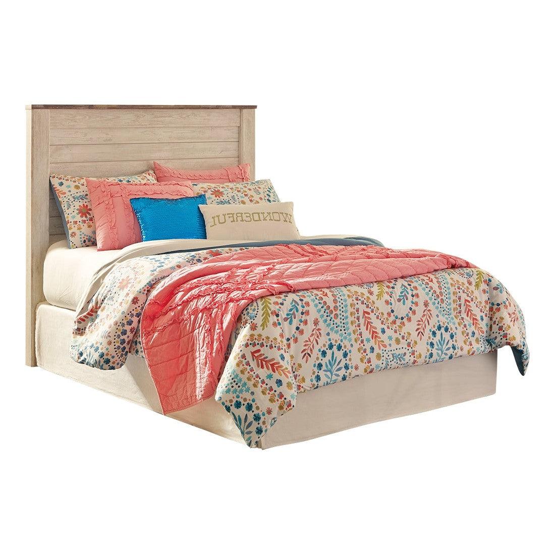 Willowton Panel Headboard Ash-B267-87