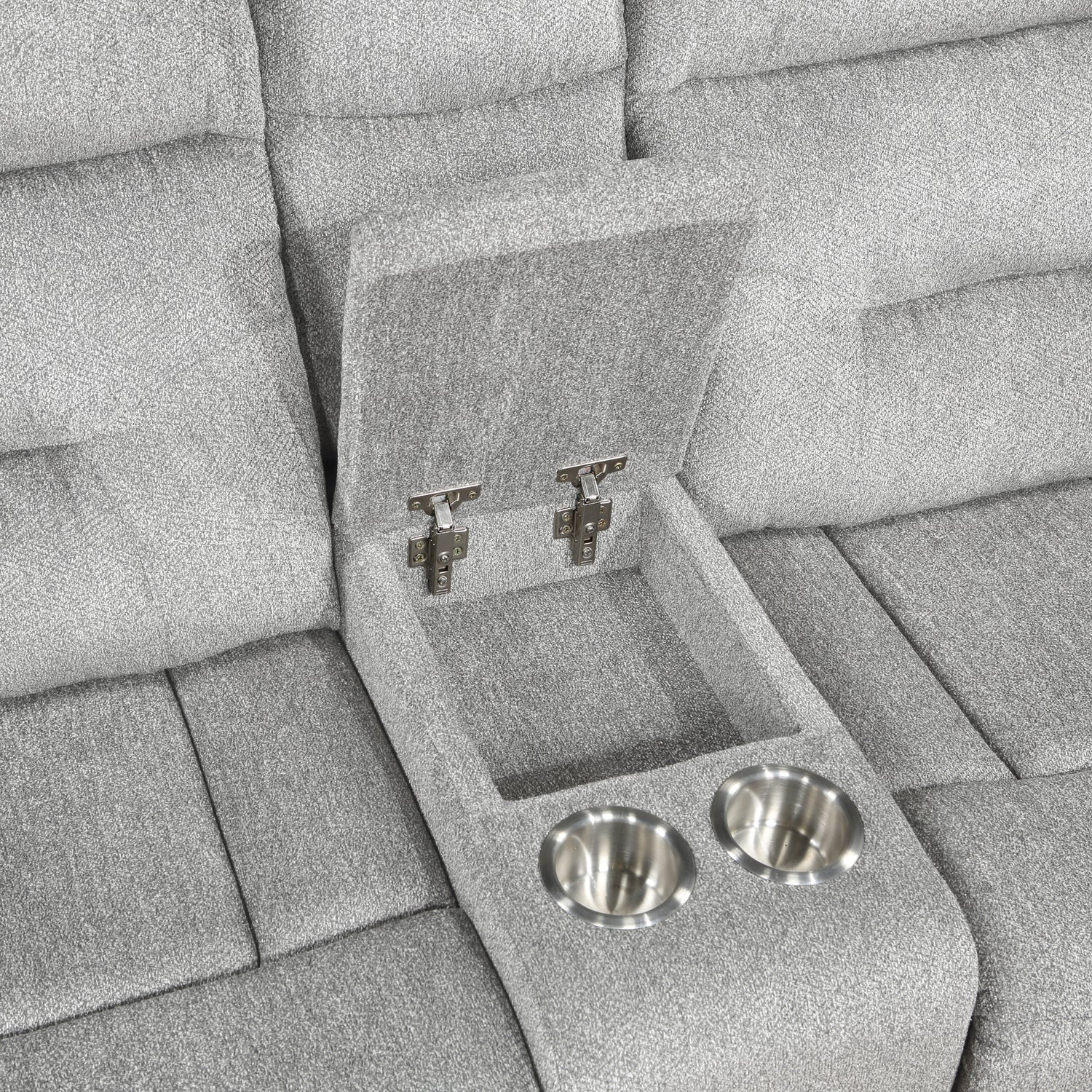Home Elegance Double Reclining Console Loveseat