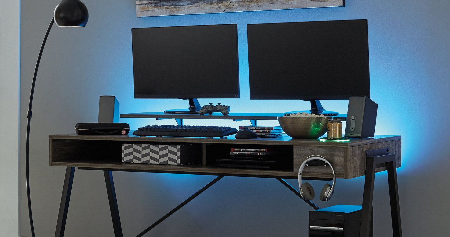 Ashley furniture gaming desk deals