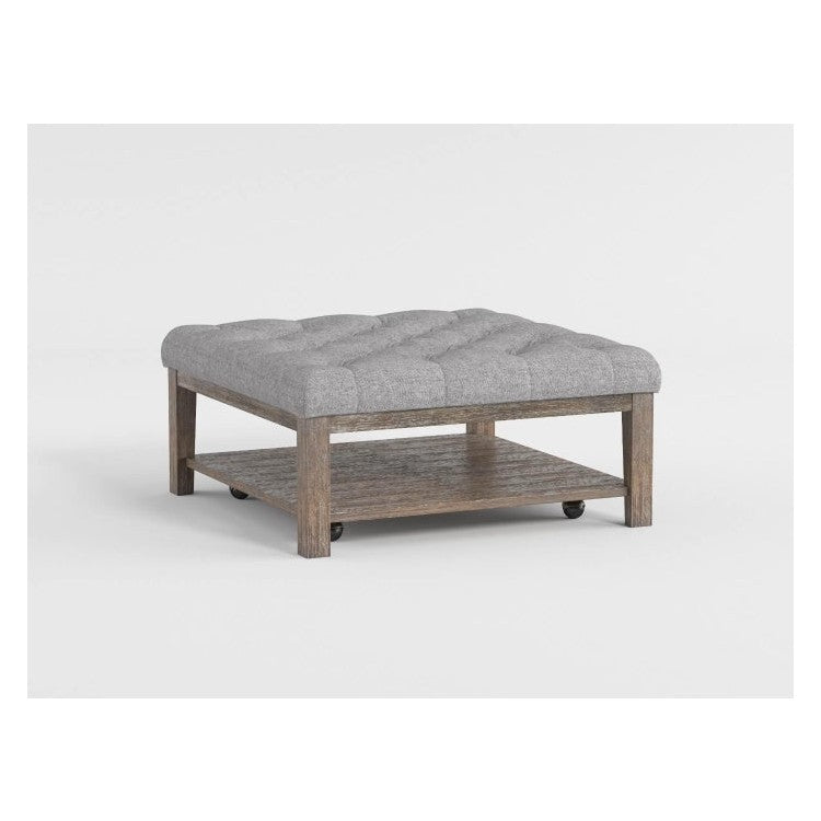 SQUARE CKTL TBL, FABRIC, GRAY 3630-01