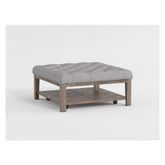 SQUARE CKTL TBL, FABRIC, GRAY 3630-01