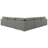 Elyza 5-Piece Sectional with Chaise Ash-10007S6