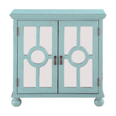 ACCENT CHEST WITH MIRROR DOOR-AQUA, 3A 1000A70AQ
