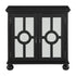 ACCENT CHEST WITH MIRROR DOOR-ANTIQUE BLACK, 3A 1000A70BK