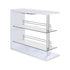 Prescott Rectangular 2-shelf Bar Unit Glossy White 100167