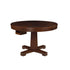 Marietta Round Wooden Game Table Tobacco 100171