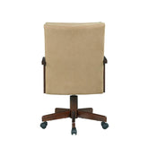 Marietta Upholstered Game Chair Tobacco and Tan 100172