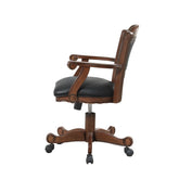 Turk Game Chair with Casters Black and Tobacco 100872