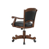 Turk Game Chair with Casters Black and Tobacco 100872