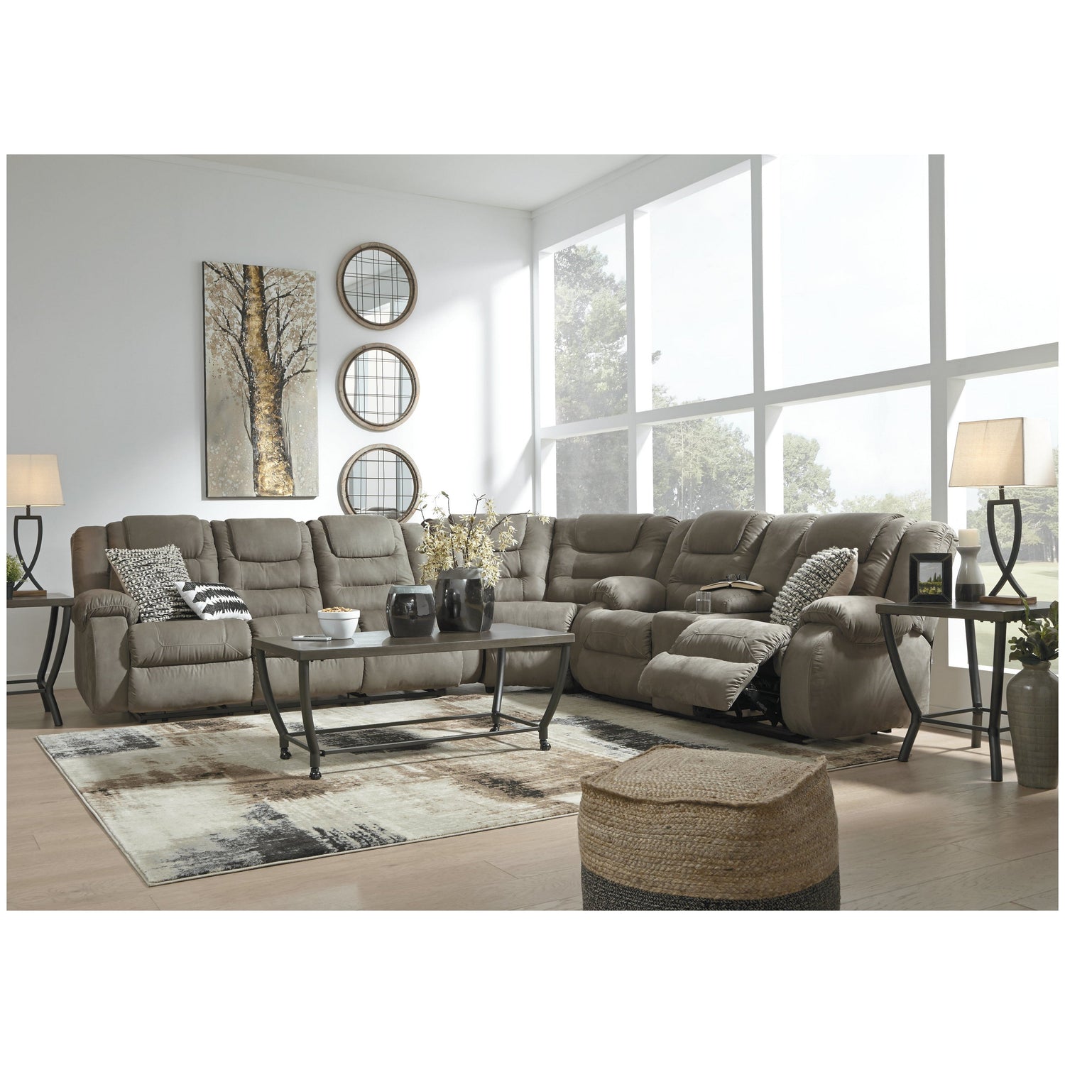McCade Reclining Sofa Ash-1010488