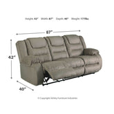 McCade Reclining Sofa Ash-1010488