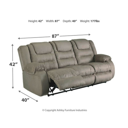 McCade Reclining Sofa Ash-1010488