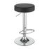 Ramses 29" Adjustable Bar Stool Chrome and Black 102558