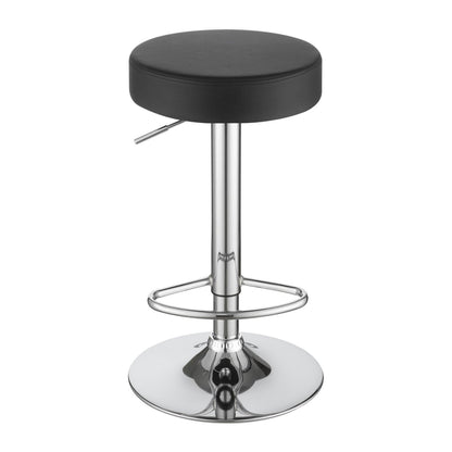 Ramses 29&quot; Adjustable Bar Stool Chrome and Black 102558