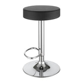 Ramses 29" Adjustable Bar Stool Chrome and Black 102558