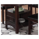 Lavon Dining Table with Storage Espresso 102671