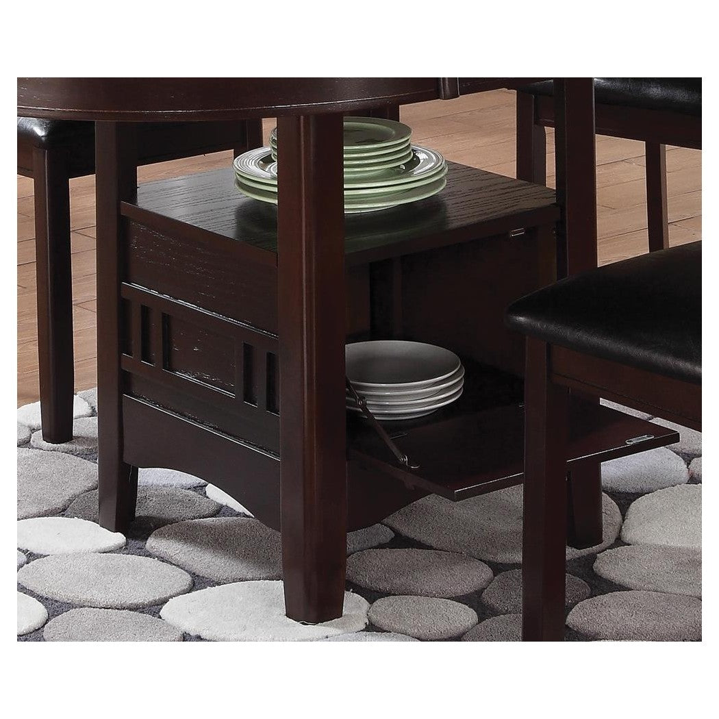 Lavon Dining Table with Storage Espresso 102671