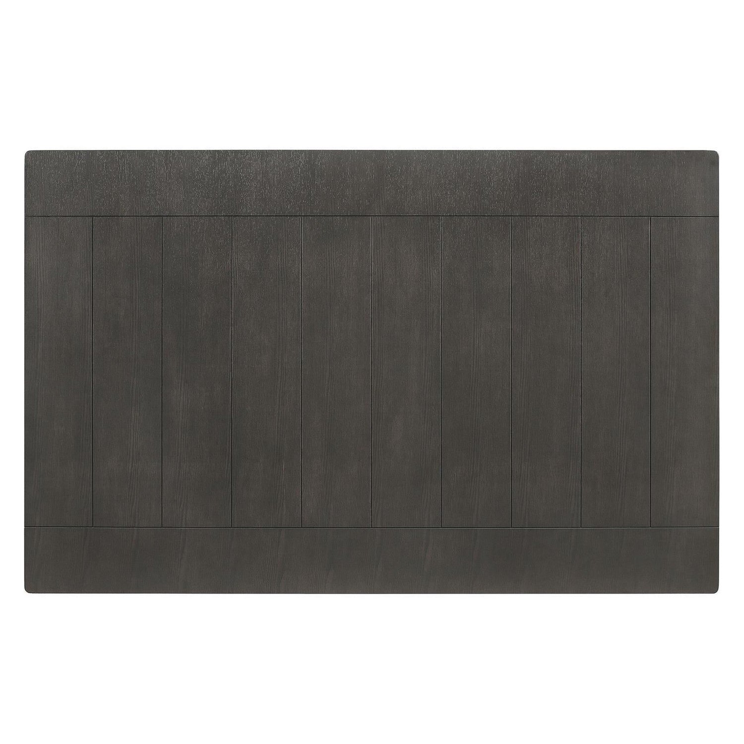Dalila Rectangular Plank Top Dining Table Dark Grey 102721GRY