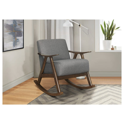 ROCKING CHAIR, GRAY 100% POLY. 1034GY-1