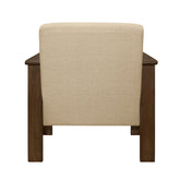 Accent chair with Storage Arms 1048BR-1