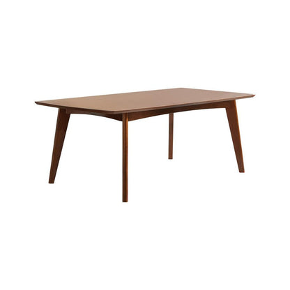 Malone Rectangular Dining Table Dark Walnut 105351