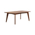 Malone Rectangular Dining Table Dark Walnut 105351