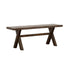 Alston X-shaped Dining Bench Knotty Nutmeg 106383