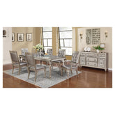Danette 5-drawer Dining Server Metallic Platinum 106475