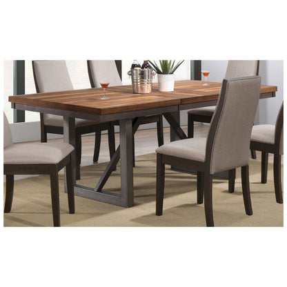 Spring Creek Dining Table with Extension Leaf Natural Walnut 106581