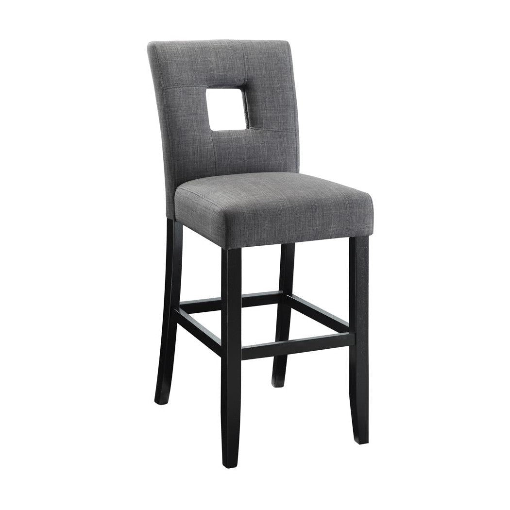 Alandale Upholstered Counter Height Stools Grey and Black (Set of 2) 106676