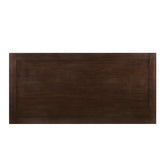 Parkins Double Pedestals Dining Table Rustic Espresso 107411