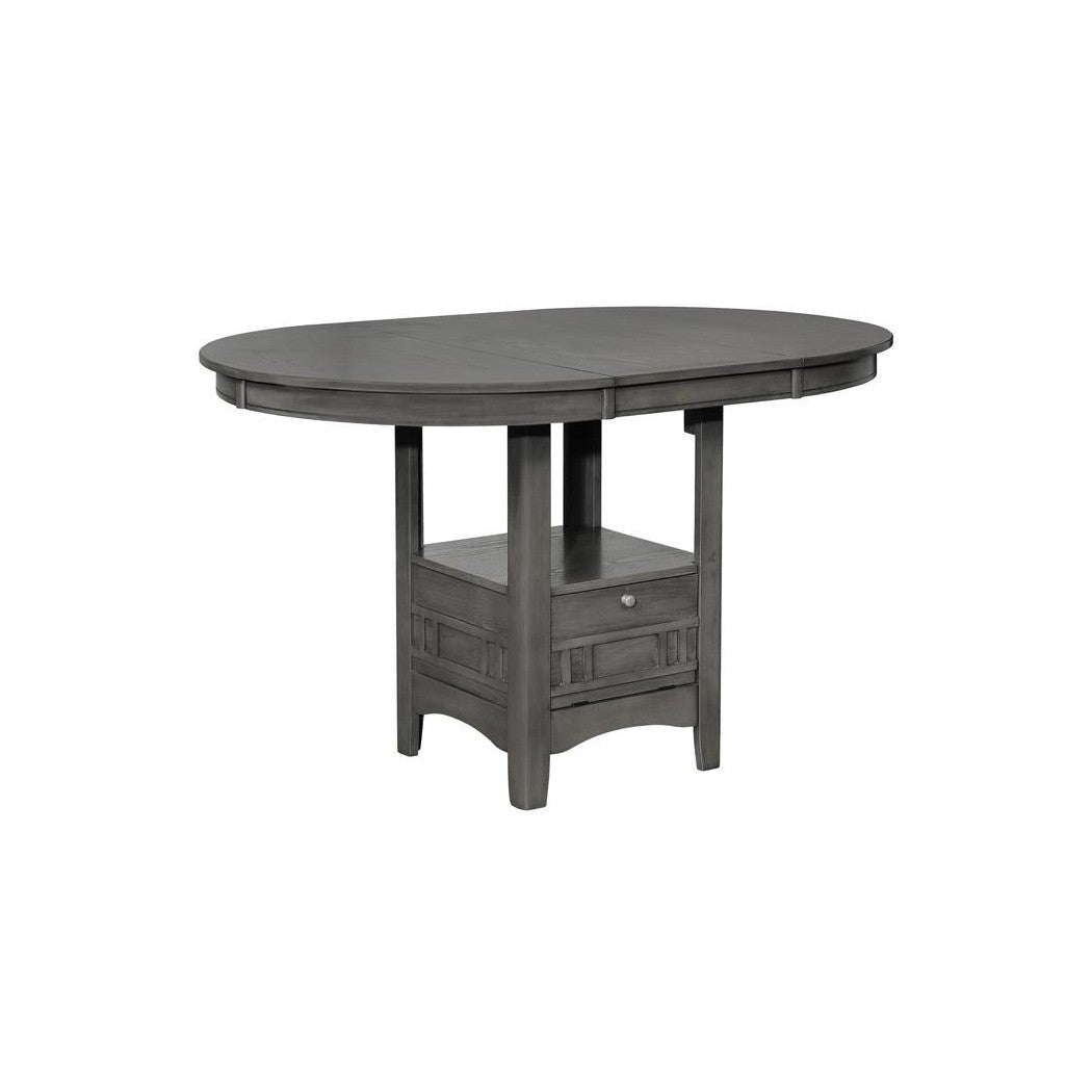 Lavon Oval Counter Height Table Medium Grey 108218