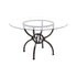Aviano Dining Table Base Gunmetal 108291
