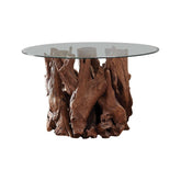 Asbury Dining Table Base Natural Teak 109511