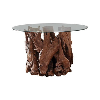 Asbury Dining Table Base Natural Teak 109511