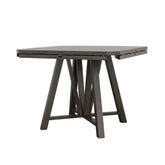 Athens Round Counter Height Table with Drop Leaf Barn Grey 109858