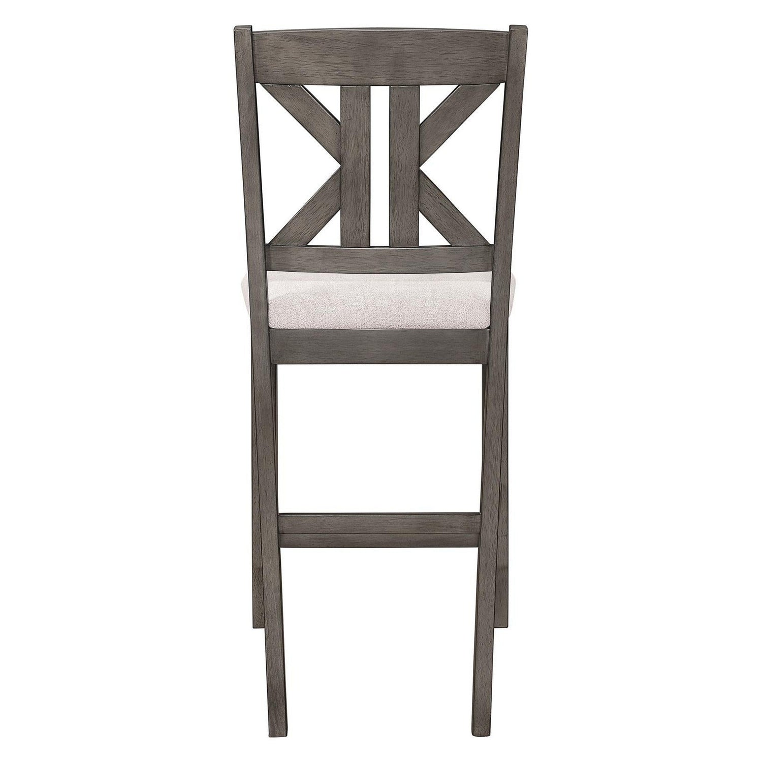 Athens Upholstered Seat Counter Height Stools Light Tan (Set of 2) 109859