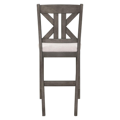 Athens Upholstered Seat Counter Height Stools Light Tan (Set of 2) 109859