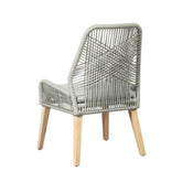 Nakia Woven Back Side Chairs Grey (Set of 2) 110033