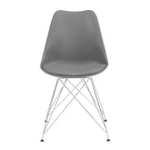 Juniper Upholstered Side Chairs Grey (Set of 2) 110262
