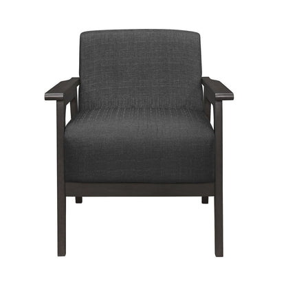 Accent Chair, Dark Gray 100% Polyester 1103DG-1