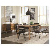 Partridge Wooden Dining Table Natural Sheesham 110571