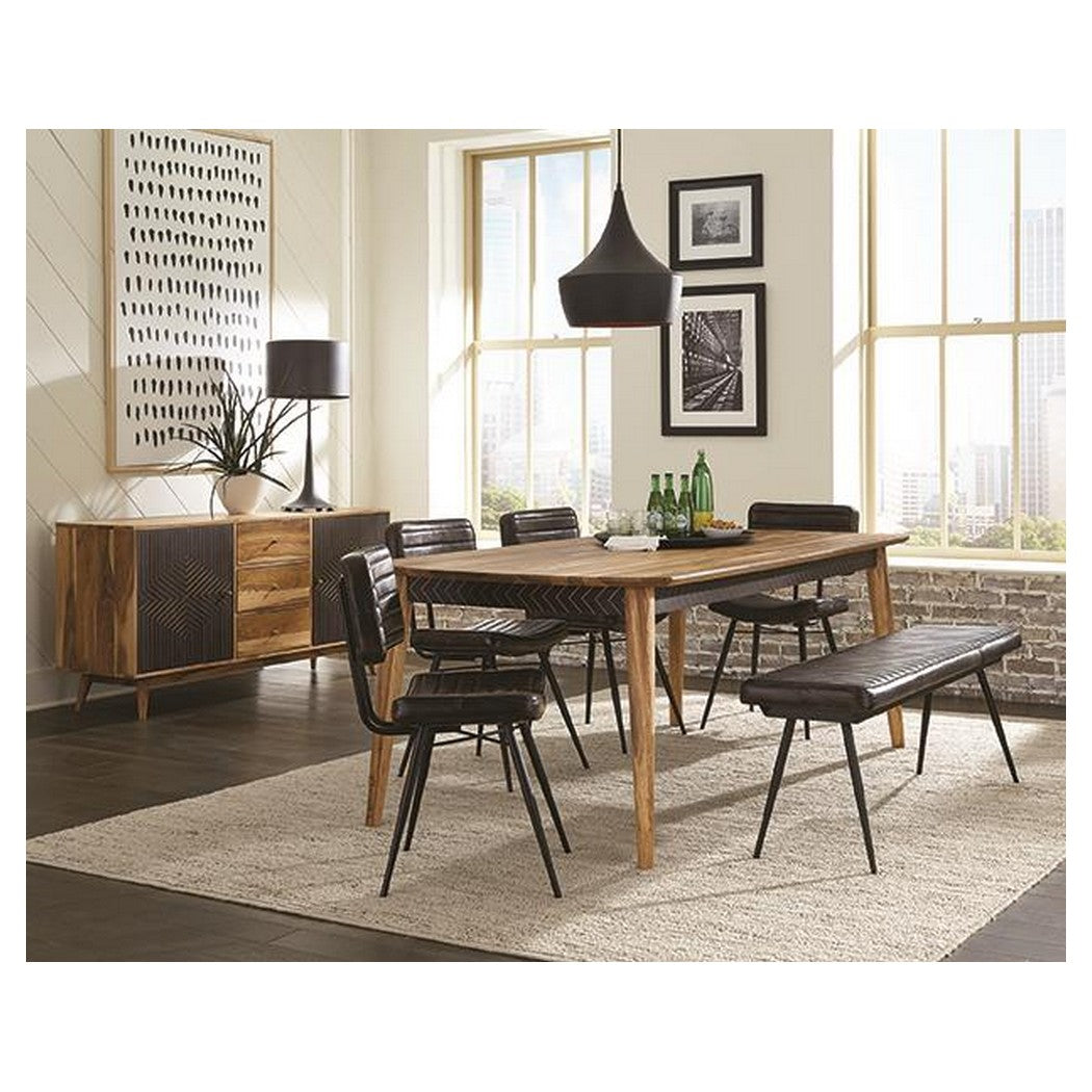 Partridge Wooden Dining Table Natural Sheesham 110571