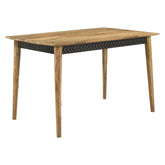 Partridge Rectangular Counter Height Table Natural Sheesham 110578