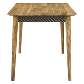Partridge Rectangular Counter Height Table Natural Sheesham 110578