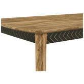 Partridge Rectangular Counter Height Table Natural Sheesham 110578
