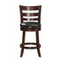 SWIVEL COUNTER HEIGHT CHAIR 1144E-24S